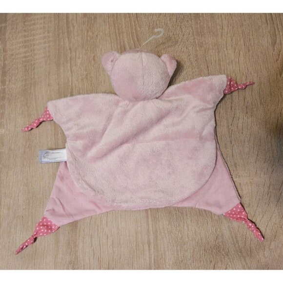 Aurora Baby Pink Bear Teether Lovey Hand Puppet - Picture 2 of 5